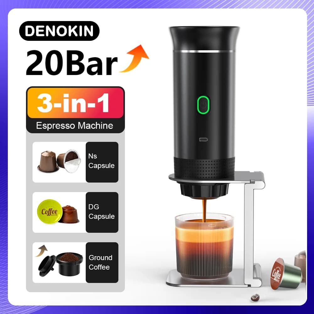 Máy pha cà phê Espresso cầm tay 3 trong 1