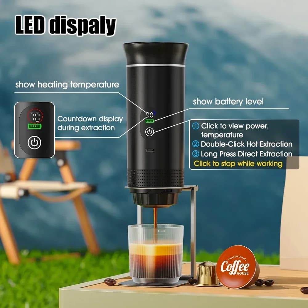 Máy pha cà phê Espresso cầm tay 3 trong 1