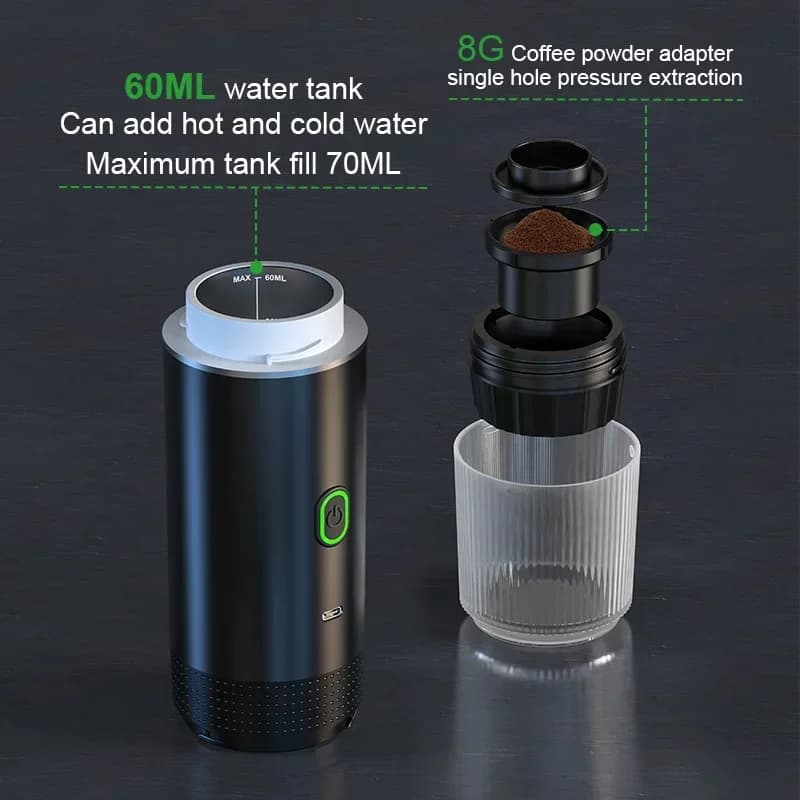 Máy pha cà phê Espresso cầm tay 3 trong 1