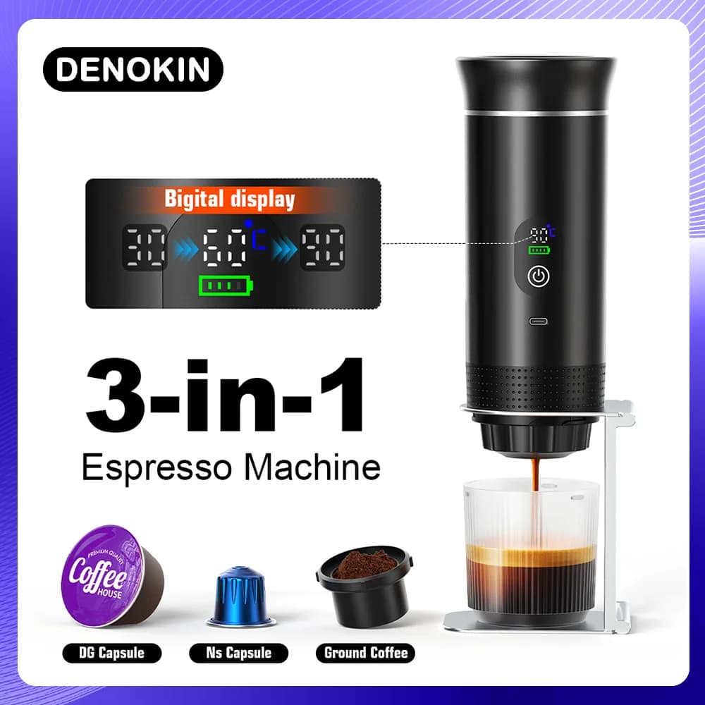 Máy pha cà phê Espresso cầm tay 3 trong 1