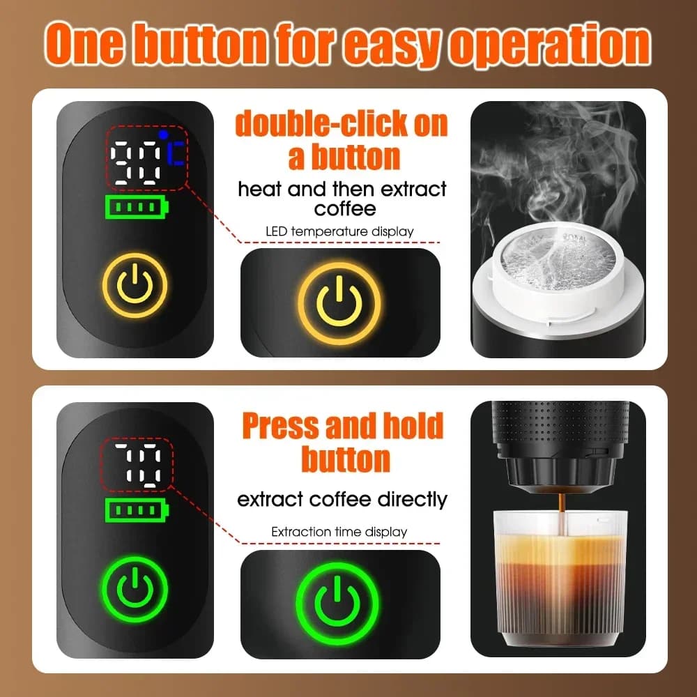 Máy pha cà phê Espresso cầm tay 3 trong 1