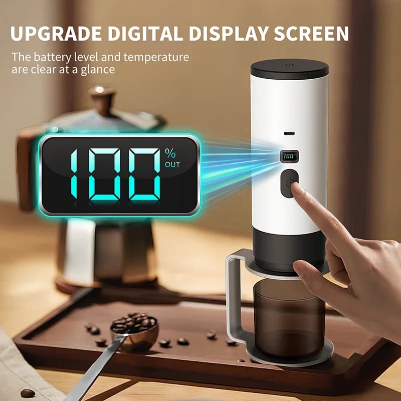 Máy pha cà phê điện cầm tay 7800mAh